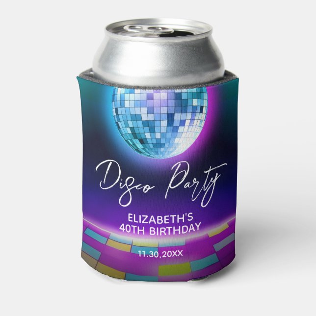 Neo Retro Disco Party Dance Dosenkühler (Kanne Rückseite)