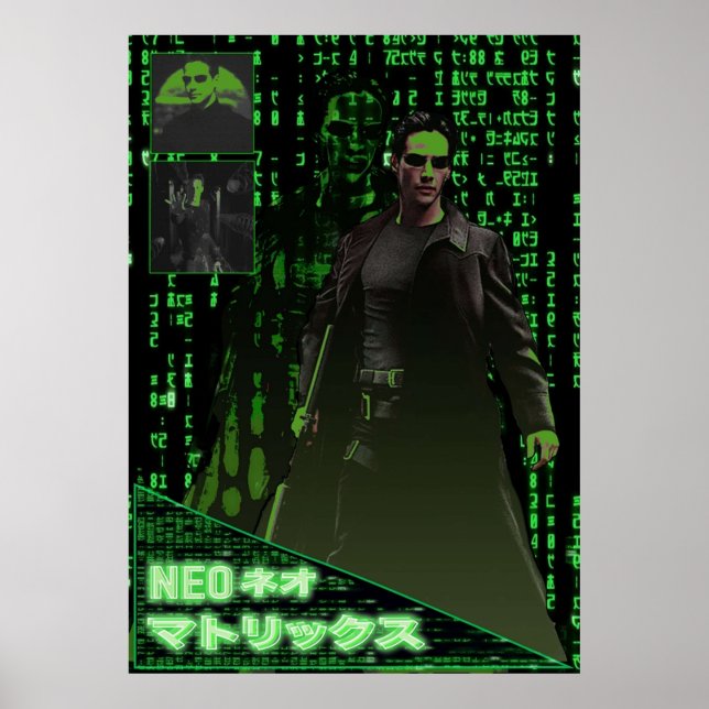 Neo The Matrix Japanisch Poster (Vorne)