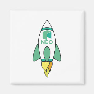 Neo to Moon Rocket Magnet