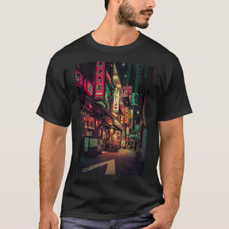 Neo Tokio II - Japan Night Foto Premium T - Shirt