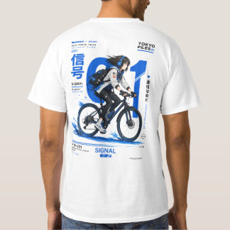 Neo Tokyo Dateien 001 - Anime Techwear Cyberpunk T-Shirt