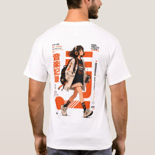 Neo Tokyo Files 002 - Retro Anime Musik Techwear T-Shirt