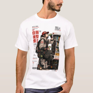 Neo Tokyo Files 004 - Anime Cyberpunk Techwear T-Shirt