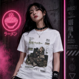 Neo Tokyo Files 005 - Digitaler Hacker Tri-Blend Shirt