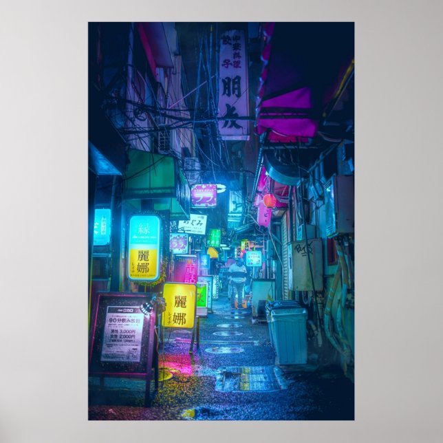 Neo Tokyo Neon Sign Overload Poster (Vorne)