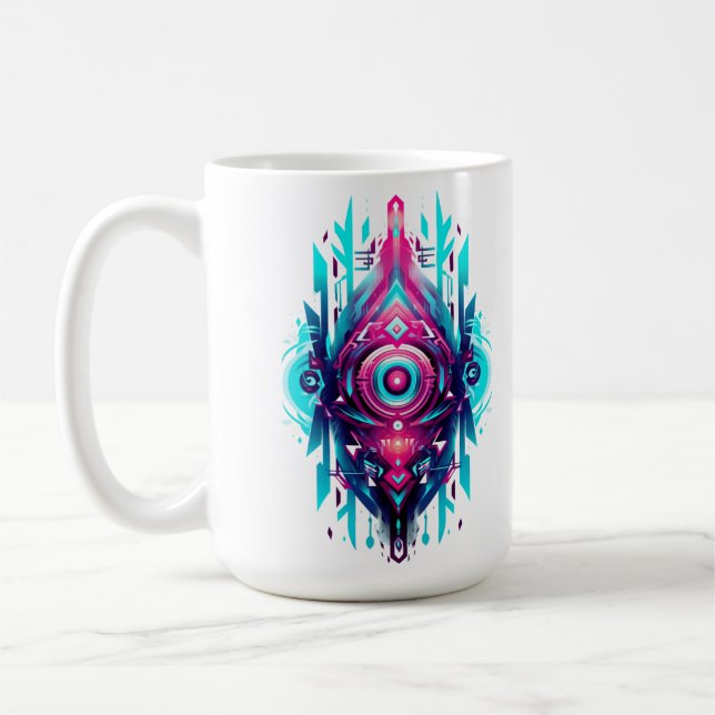 Neo-Tribal Sigil Kaffeetasse (Links)