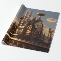 Neo-Viktorianische Steampunk-Power-Pflanze