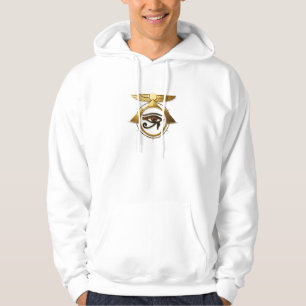 NeoAnkh 3D Auge des Horus & geflügelte Sonnenschei Hoodie