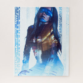 Neocyberpunkandroid-Hologramm Puzzle