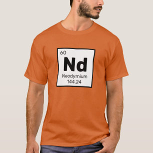 Neodym / Periodische Tabelle - T - Shirt für ND-El