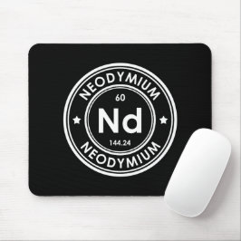 Neodymium Element Black Mouse Pad Mousepad
