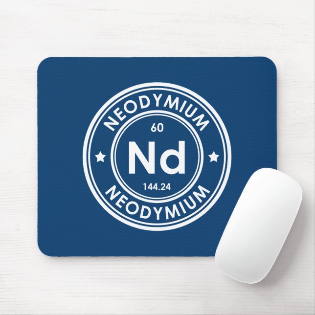 Neodymium Element Blue Mouse Pad Mousepad (Mit Mouse)