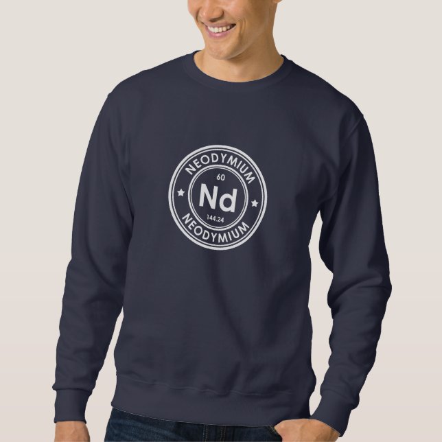 Neodymium Element Blue Sweatshirt (Vorderseite)