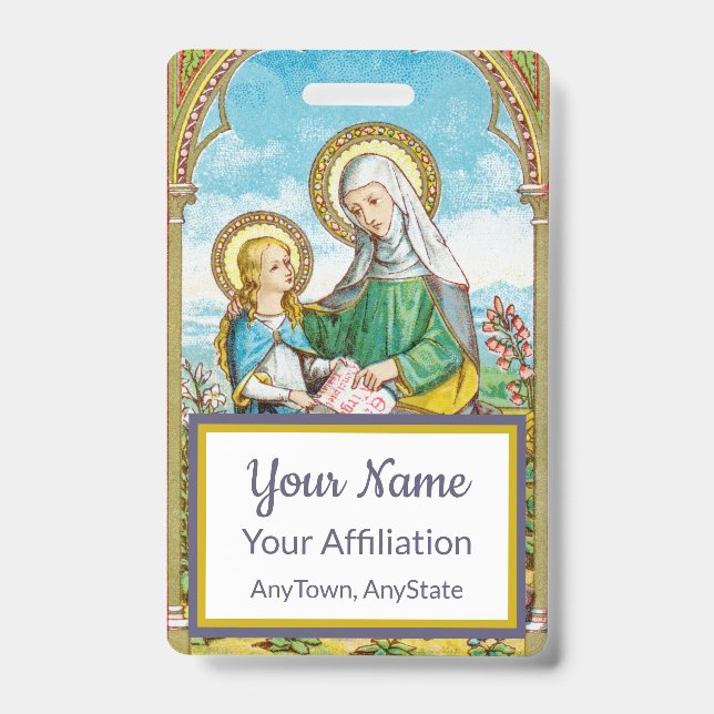 NeoGothic St. Anne und Young Mary (SAU 29) Abzeich Ausweis (Vorderseite)