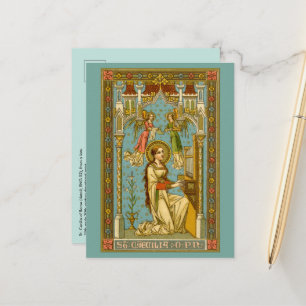 NeoGothic St. Cecilia of Rome (BNG 02) Postcard Postkarte