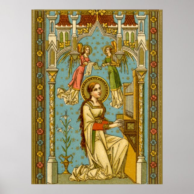 NeoGothic St. Cecilia of Rome (BNG 02) Poster (Vorne)