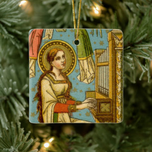 NeoGothic St. Cecilia of Rome (Einzelheiten; BNG 0 Keramikornament