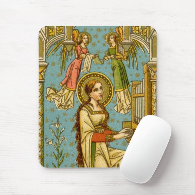 NeoGothic St. Cecilia of Rome (Einzelheiten; BNG 0 Mousepad (Mit Mouse)