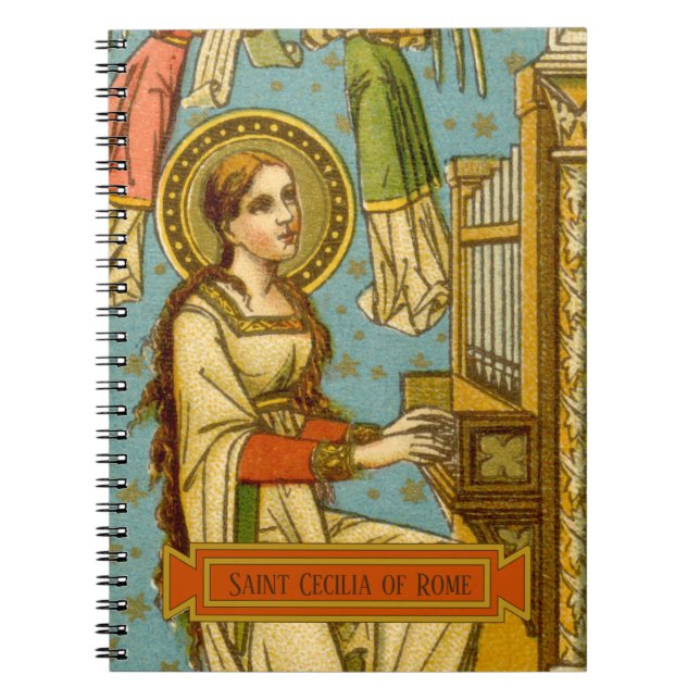 NeoGothic St. Cecilia of Rome (Einzelheiten; BNG 0 Notizblock (Vorderseite)