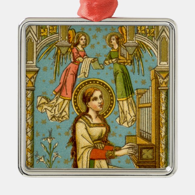 NeoGothic St. Cecilia of Rome (Einzelheiten; BNG 0 Ornament Aus Metall (Vorne)