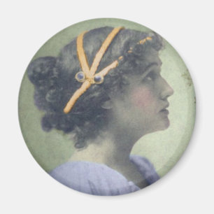 Neoklassisches Mädchen Magnet