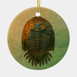 Neometacanthus Fossil Trilobit Keramikornament