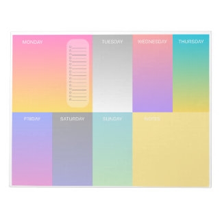 Neon 8x11 Notebook Notizblock