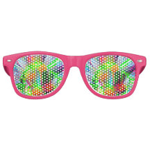 Neon Abstrakt Daisis mit Vivid Colors