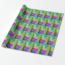 Neon Abstrakt für den 13. Geburtstag Geschenkpapier