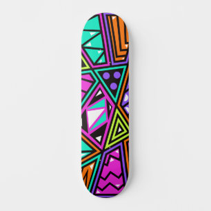 Neon abstrakt Skateboard