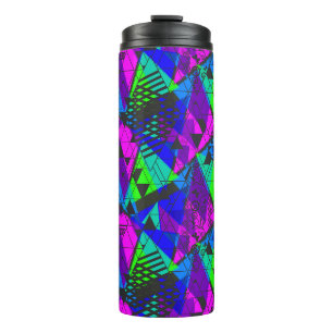 Neon abstrakt . thermosbecher
