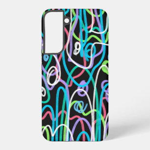 Neon-Abstrakte Malerei Samsung Galaxy Hülle