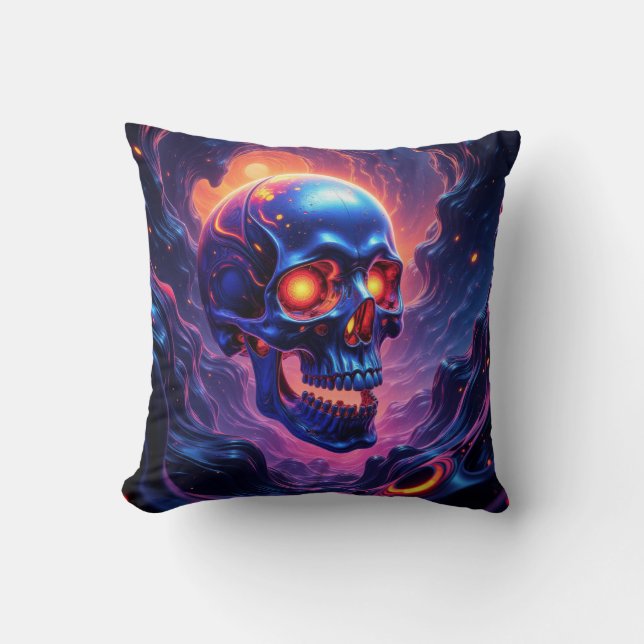 Neon Abyss Kissen (Vorderseite)