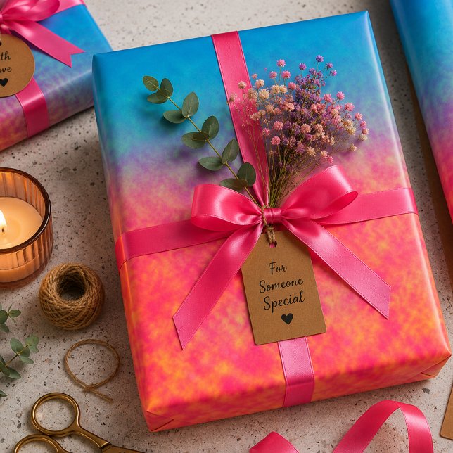 Neon Afterlight Geschenkpapier Set (Von Creator hochgeladen)
