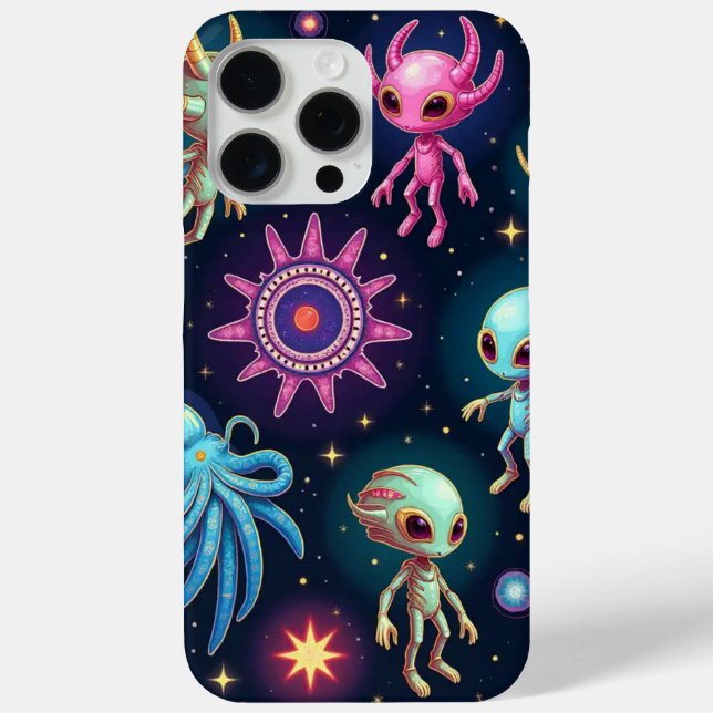 Neon-Alien-Lebewesen iPhone/iPad-Hülle  Case-Mate iPhone Hülle (Rückseite)