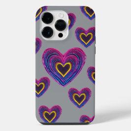 Neon Anatomical Heart iPhone / iPad case 14 Pro Max Hülle