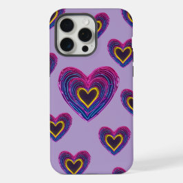 Neon Anatomical Heart iPhone / iPad case 15 Pro Max Hülle