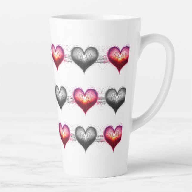 Neon Anatomical Heart iPhone / iPad case Milchtasse (Rechts)