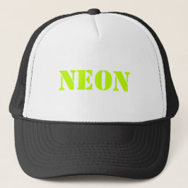 "neon" - Anpassen von TEXT & COLOR - hat Truckerkappe