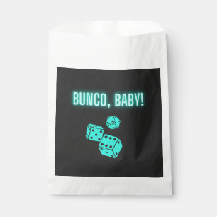 Neon Aqua Bunco Baby Geschenktütchen