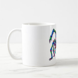 Neon Arachniden-Rampage Kaffeetasse