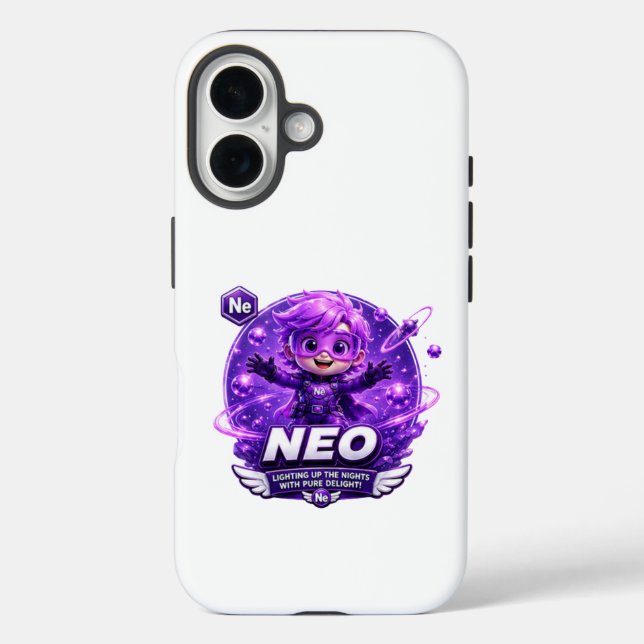 Neon ATOMIVRA iPhone-Hülle Case-Mate iPhone Hülle (Rückseite)