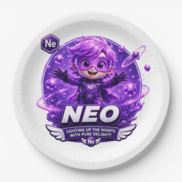 Neon ATOMIVRA Pappteller