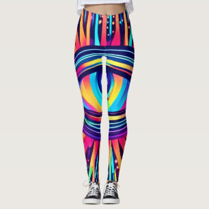 Neon-Auge des Kosmos Leggings
