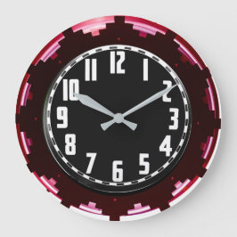 Neon Aztec Uhr der 30er Jahre