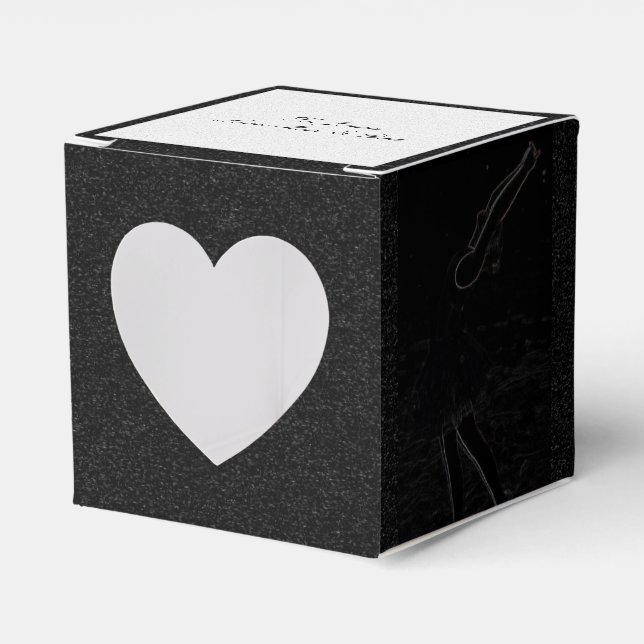 Neon, Ballerina im Schnee- Geschenkschachtel (Vorderseite)