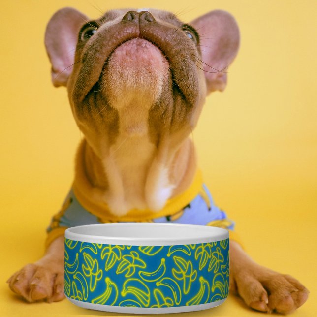 Neon Bananas Blue Bowl Napf (Von Creator hochgeladen)