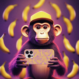 Neon Bananas rosa Case-Mate iPhone Case