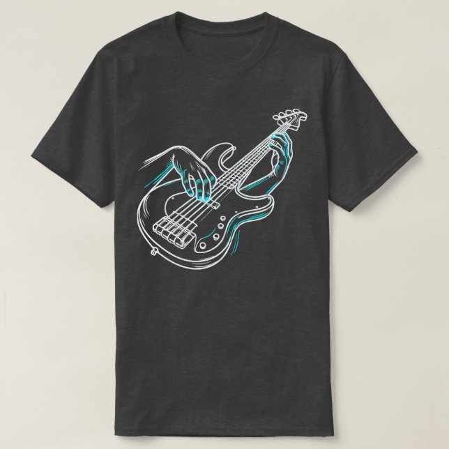Neon BassMan T-Shirt (Design vorne)