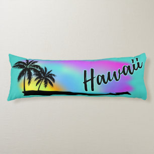 Neon Beach Skies auf Hawaii Seitenschläferkissen